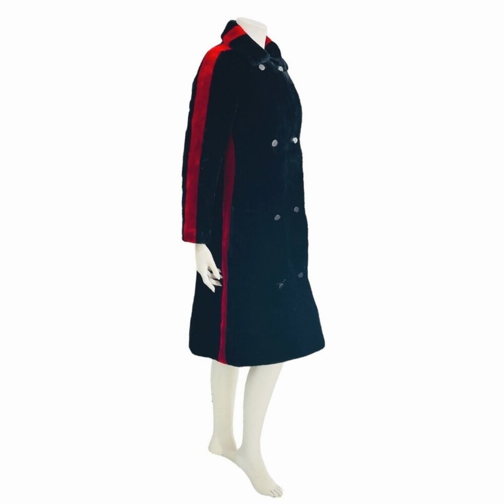 Vintage 1960s GIVENCHY Faux Fur Coat S Plush High Pile 60s Mob Wife Glam Luxe